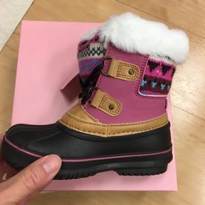 💗London fog Aztec design girls winter boots💙
